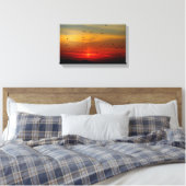 Fading Sunset Canvas Afdruk (Insitu (Slaapkamer))
