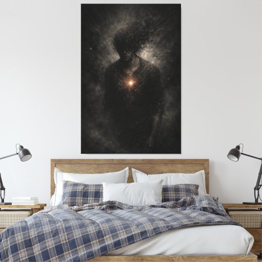 Fading Within – Silent Resistance Canvas Print (Insitu (Slaapkamer))