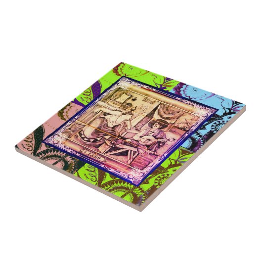 Fado, Portugese volkskunst Tegeltje (Zijkant)