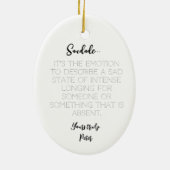 Fado-vrouwzanger met Portugese caravel-schepen Keramisch Ornament (Achterkant)