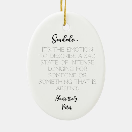 Fado-vrouwzanger met Portugese caravel-schepen Keramisch Ornament (Achterkant)