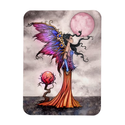 Fae Abigail Fantasy Fairy Vinyl Magnet Magneet (Verticaal)