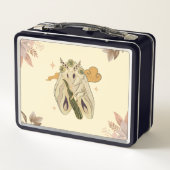 Fae Beige Grafische Kunst, Mystieke Moth (Achterkant)