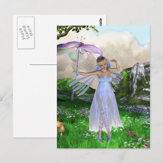 Fae Dancing Briefkaart (Voorkant / Achterkant)