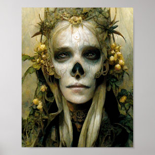 Fae Death 4 Dark Fantasy Art Poster
