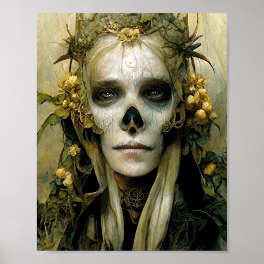 Fae Death 4 Dark Fantasy Art Poster (Voorkant)