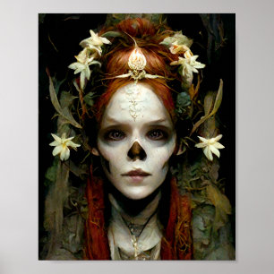 Fae Death 5 Dark Fantasy Art Poster