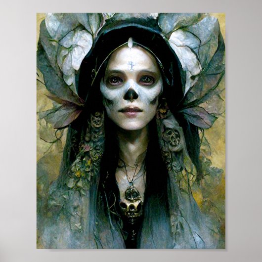 Fae Death Dark Fantasy Art Poster (Voorkant)