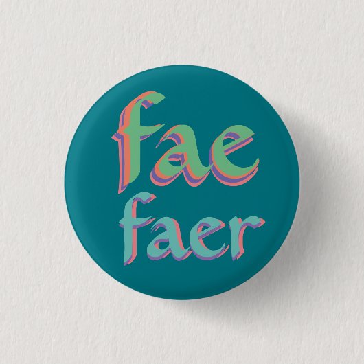 fae faer pronoun-knop ronde button 3,2 cm (Voorkant)
