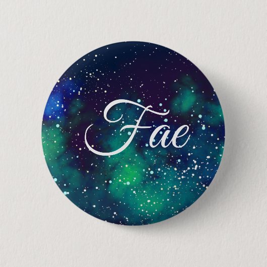 Fae Galaxy Identity Ronde Button 5,7 Cm (Voorkant)