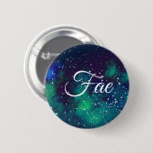 Fae Galaxy Identity Ronde Button 5,7 Cm (Voorkant /achterkant)