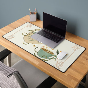 Fae geïnspireerd ontwerp, grafische kunst, theetij bureaumat