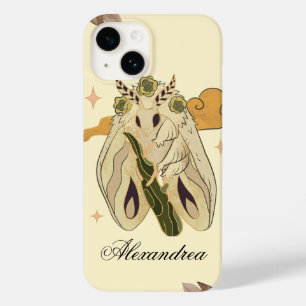 Fae grafische kunst, mystieke mot Case-Mate iPhone 14 hoesje
