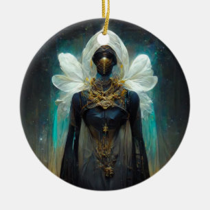 Fae Guardian Fantasy Keramisch Ornament
