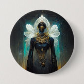Fae Guardian Fantasy Ronde Button 7,6 Cm (Voorkant)