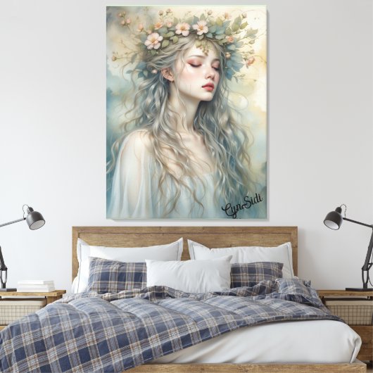 'Fae in Sunrise' Canvas Afdruk (Insitu (Slaapkamer))