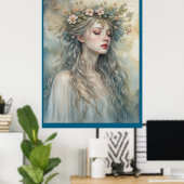 'Fae in Sunrise' Poster (Thuiskantoor)