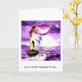 Fae Magic Greeting Kaart (Gele Bloem)
