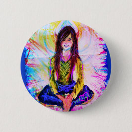 FAE MEDITATE PIN RONDE BUTTON 5,7 CM