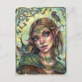 Fae Messengers Briefkaart Elf Fantasy (Voorkant)