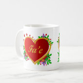 Fa'e - Moederdag - Tonga Koffiemok (Voorkant links)