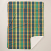 Fae Plaid FF Sherpa Deken (Voorkant)