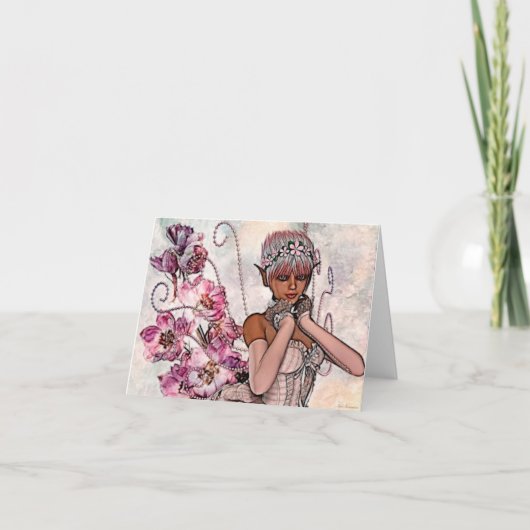 Fae Roos Art Notecard Kaart (Voorkant)