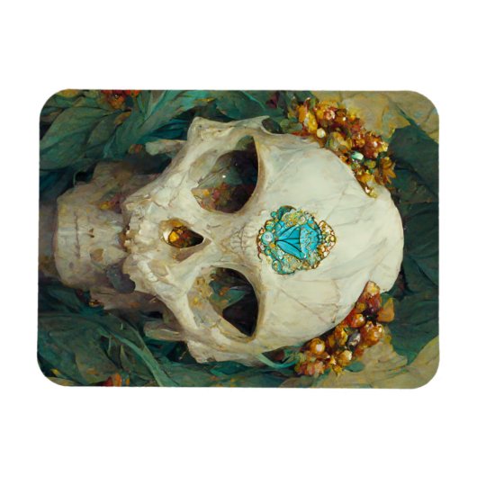 Fae Skull Fantasy Magneet (Horizontaal)