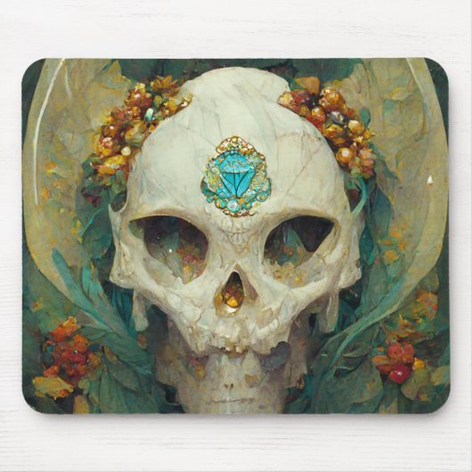 Fae Skull Fantasy Muismat (Voorkant)