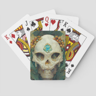 Fae Skull Fantasy Pokerkaarten
