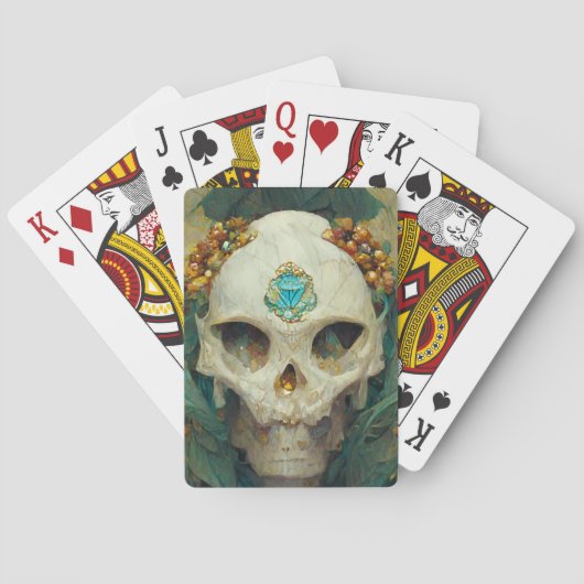 Fae Skull Fantasy Pokerkaarten (Achterkant)