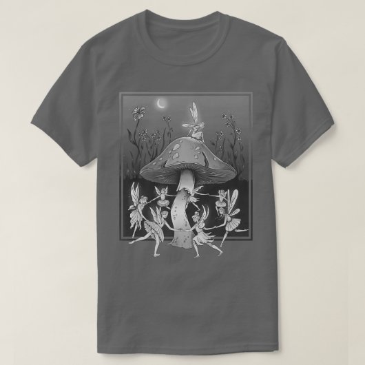 Faecore Fairy Cottcore Mushroom Fairycore MoonT T-shirt (Design voorkant)