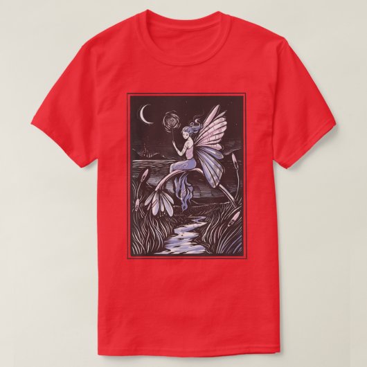 Faecore Fairy Night Fairycore Fantasy Magic Natuur T-shirt (Design voorkant)