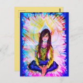 FaeMeditate(F) art briefkaart (Voorkant / Achterkant)