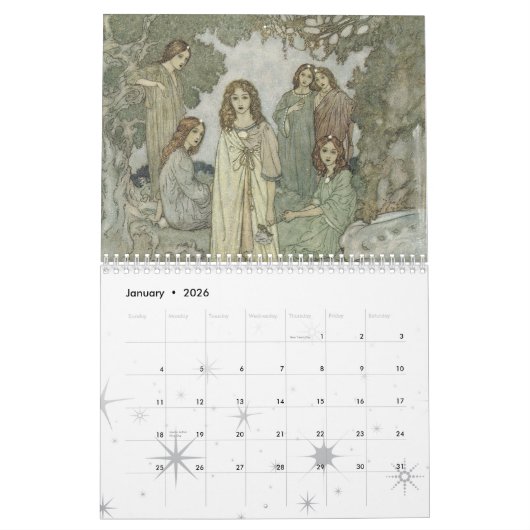 Faerie Calendar Kalender (Jan 2026)