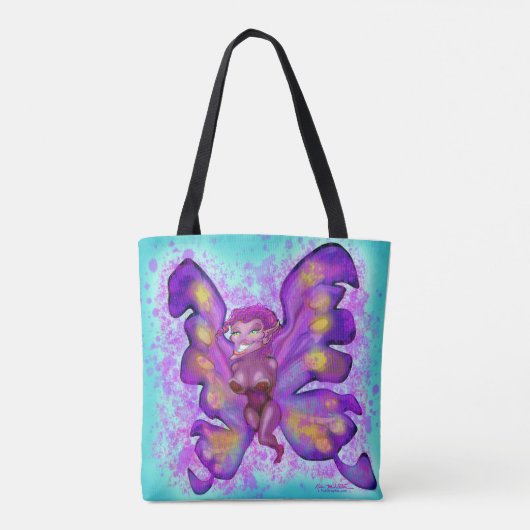 Faerie Canvas tas (Achterkant)