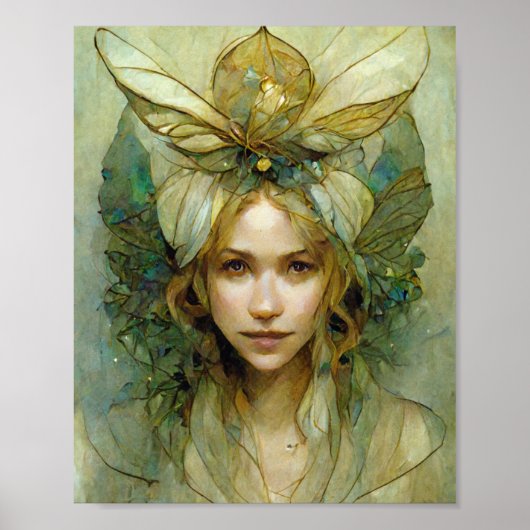 Faerie Crown Fantasy Art Poster (Voorkant)