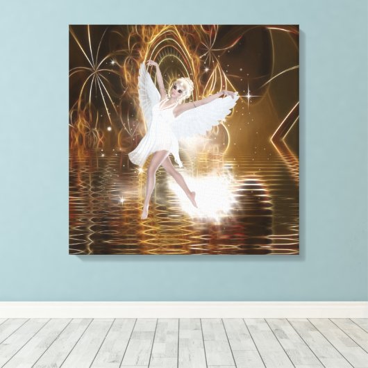 Faerie Dancer Wrapped Canvas (Insitu (Houten vloer))