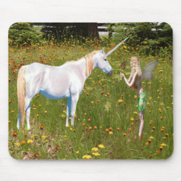 Faerie en unicorn muismat