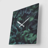 Faerie Forest  Square Wall Clock Vierkante Klok (Hoek)