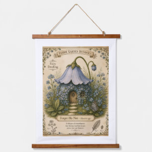 Faerie Garden Botanica Vergeet-mij-nietje Hangend Wandkleed