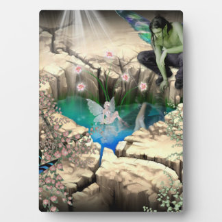 Faerie in Elven Pond Fotoplaat