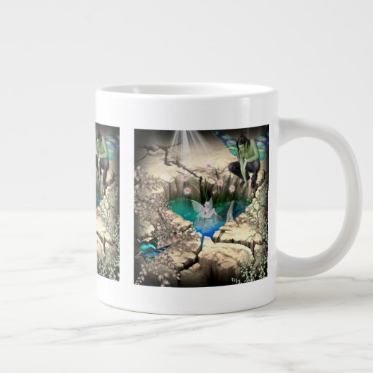 Faerie in Elven Pond Grote Koffiekop (Rechts)