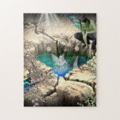 Faerie in Elven Pond Legpuzzel (Verticaal)