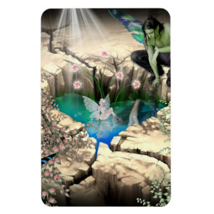Faerie in Elven Pond Magneet