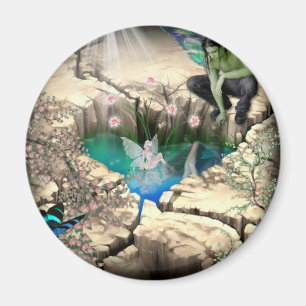 Faerie in Elven Pond Magneet