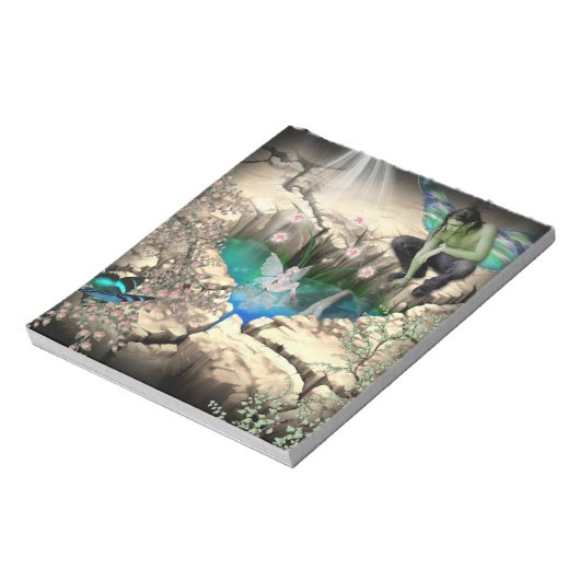 Faerie in Elven Pond Notitieblok (Linkerzijde)