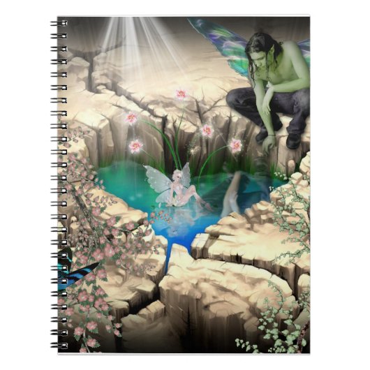 Faerie in Elven Pond Notitieboek (Voorkant)