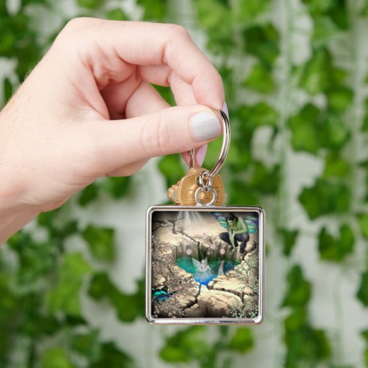 Faerie in Elven Pond Sleutelhanger (Hand)