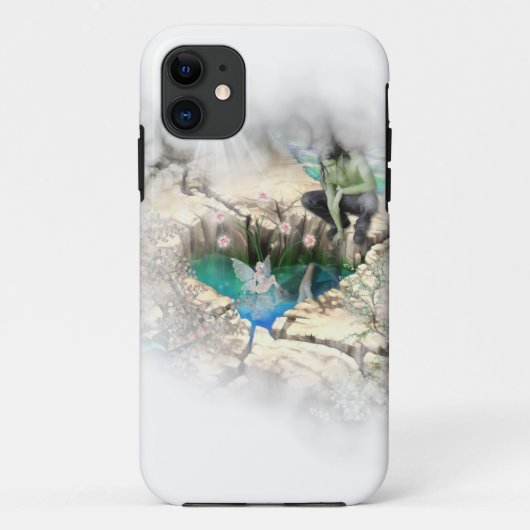 Faerie in Elven Pond Vignette Case-Mate iPhone Case (Achterkant)